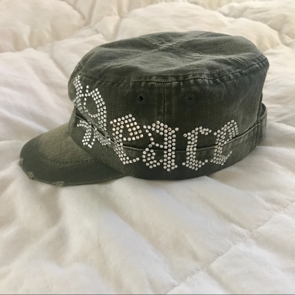 ⏰LAST CHANCE AG Jeans Stonewash Denim Peace Hat